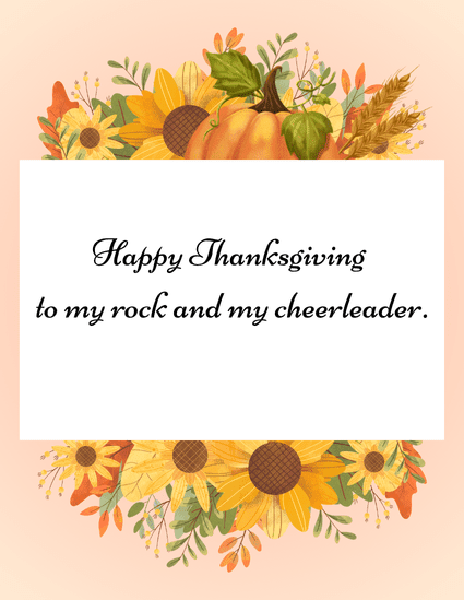 ‘Thanksgiving messages